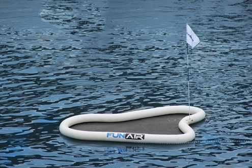 Image forRichard Branson uses FunAir’s Eco-Golf partner at The Necker Open